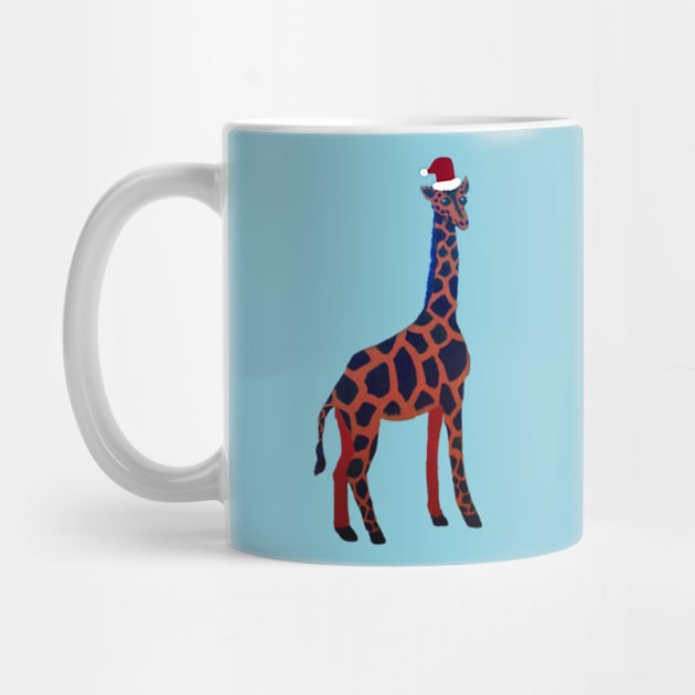 Holiday Giraffe by Art by Bronwyn